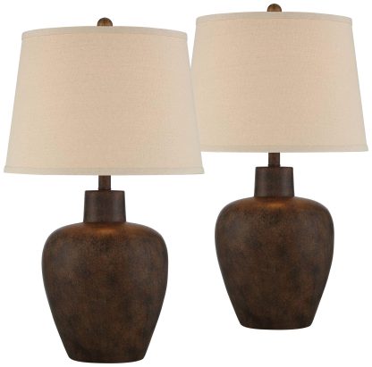 Retro style ceramic table lamp - Image 6