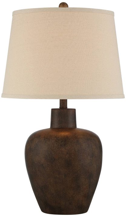 Retro style ceramic table lamp