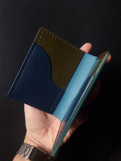 Contrast leather card holder - Image 5