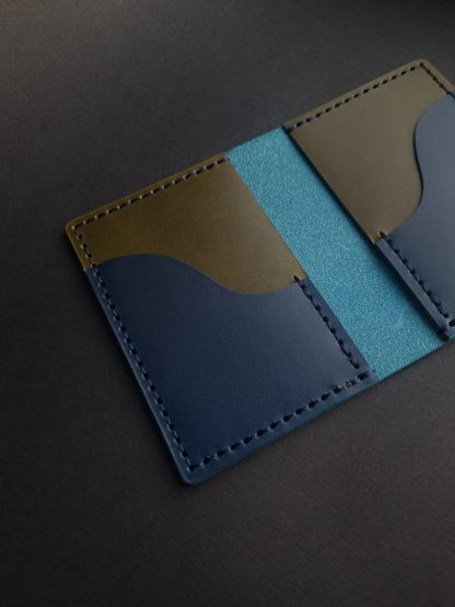 Contrast leather card holder - Image 3