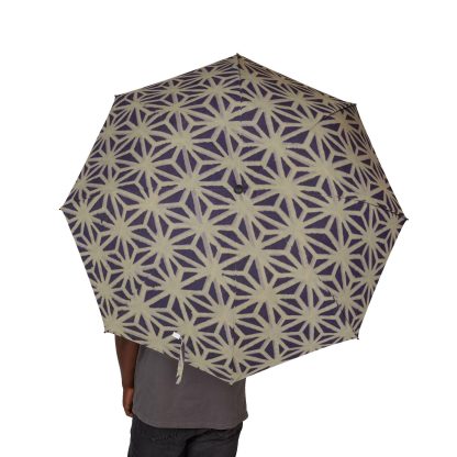 Japanese geometric pattern folding umbrella - Image 3