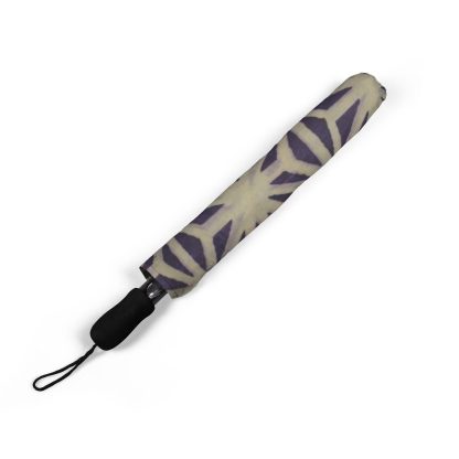 Japanese geometric pattern folding umbrella - Image 2