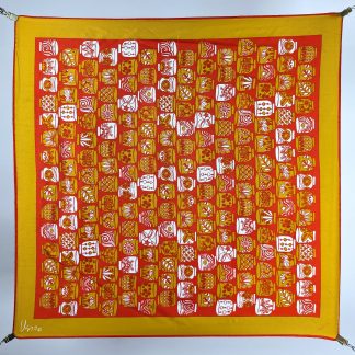 Artistic Heraldry Silk Square Scarf