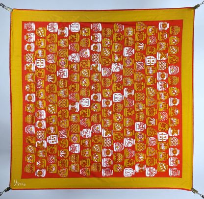 Artistic Heraldry Silk Square Scarf