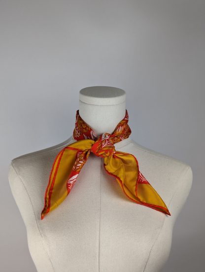 Artistic Heraldry Silk Square Scarf - Image 5