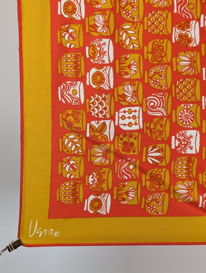 Artistic Heraldry Silk Square Scarf - Image 3