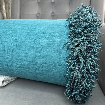 Retro style plush tassel long pillow - Image 4