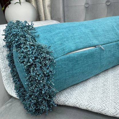 Retro style plush tassel long pillow - Image 2