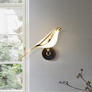 Bird shape art wall lamp