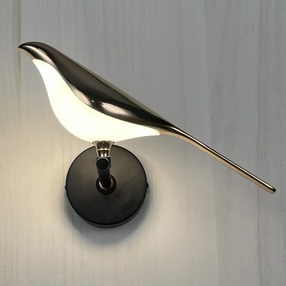 Bird shape art wall lamp - Image 8