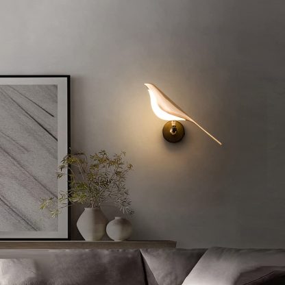 Bird shape art wall lamp - Image 3