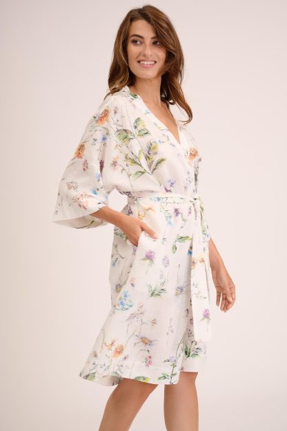 Floral print robe - Image 3