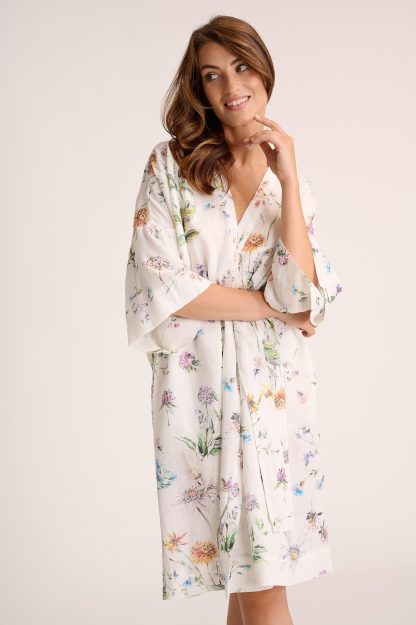 Floral print robe - Image 2