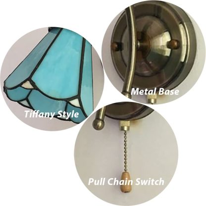 Vintage Tiffany Wall Light - Image 8