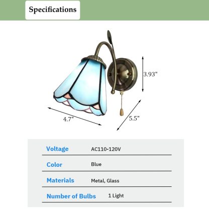 Vintage Tiffany Wall Light - Image 7