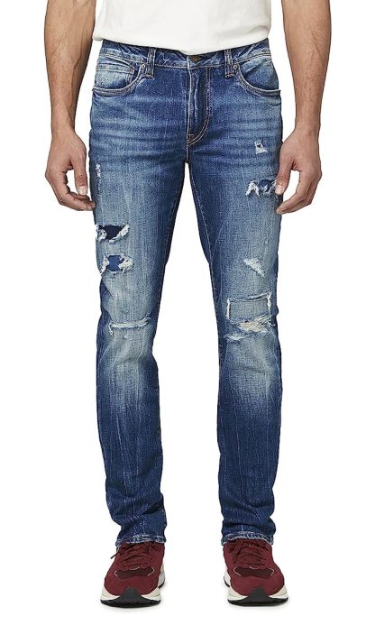 Men's washed jeans