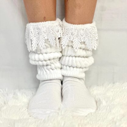 French lace socks