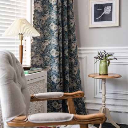 Retro floral curtains - Image 2