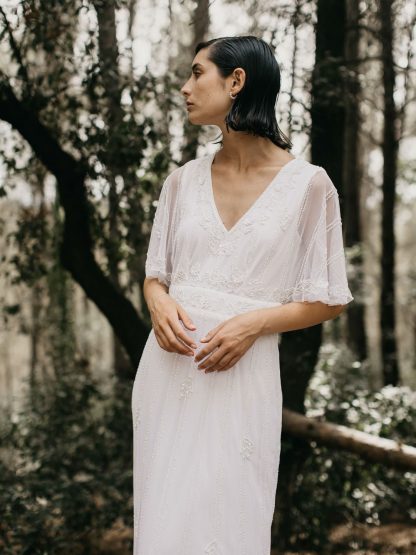 Forest style light oxygen white gauze skirt - Image 2