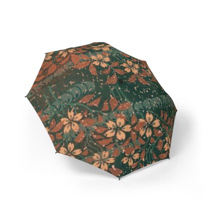 Forest Flower Folding Umbrella