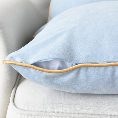 Light blue gold edge pillowcase - Image 8