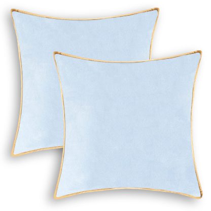 Light blue gold edge pillowcase - Image 7