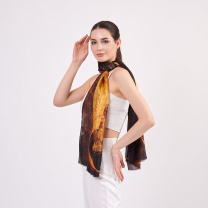 Klimt painting scarf - Image 5