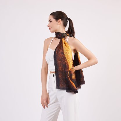 Klimt painting scarf