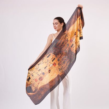 Klimt painting scarf - Image 3