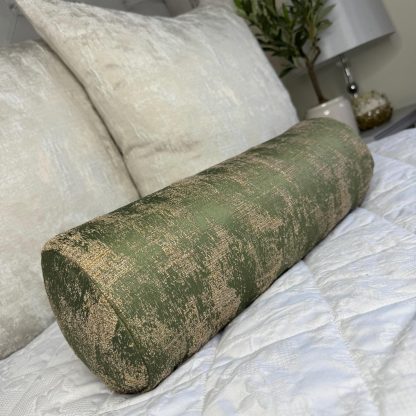 Retro Textured Cylindrical Pillow - Image 5