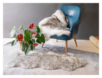 Plush fur luxurious fluffy silky plush carpet - Image 2