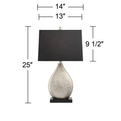 Light luxury black gold water drop shaped table lamp - Image 6