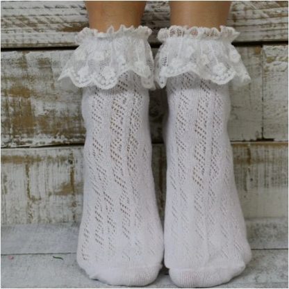 Vintage lace hollow socks - Image 5