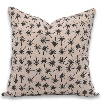 Simple plant print pillowcase