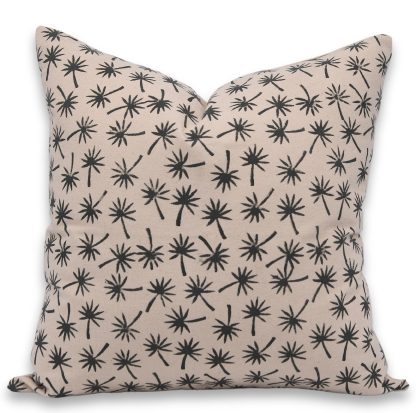 Simple plant print pillowcase