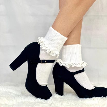 Lolita style lace socks - Image 3