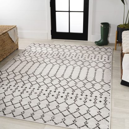 Simple geometric pattern outdoor art carpet - Image 7