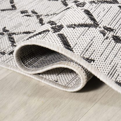 Simple geometric pattern outdoor art carpet - Image 5