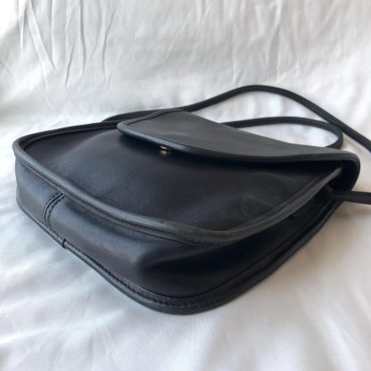 Classic black leather small square bag - Image 2