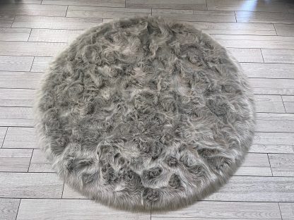Round plush carpet - Image 6