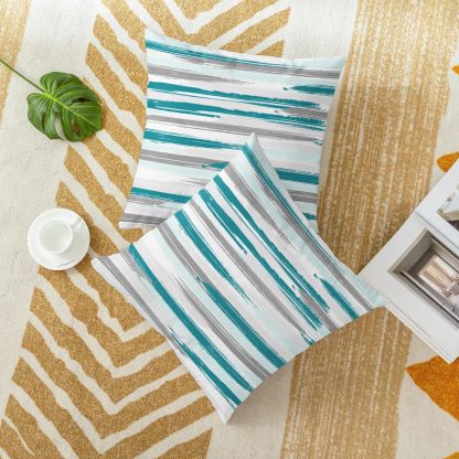 Artistic brushstroke pillowcase - Image 2