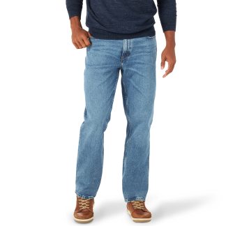 Loose fit washed jeans