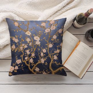New Chinese style flower and bird pillow