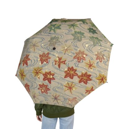 Ukiyoe: Maple Leaf Folding Umbrella - Image 3