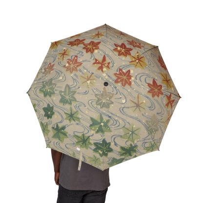 Ukiyoe: Maple Leaf Folding Umbrella - Image 2