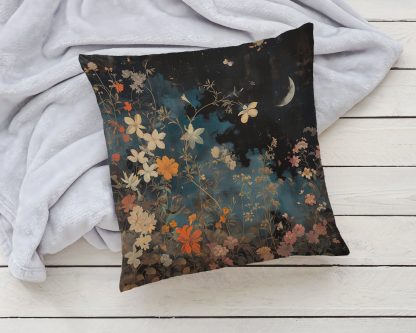 Moonlit night flower pillow - Image 6