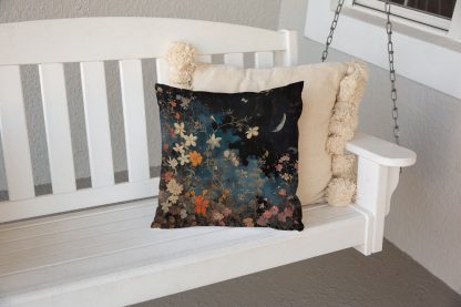 Moonlit night flower pillow - Image 2