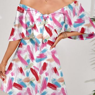 Light retro art dress