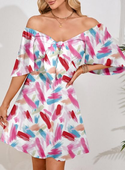 Light retro art dress