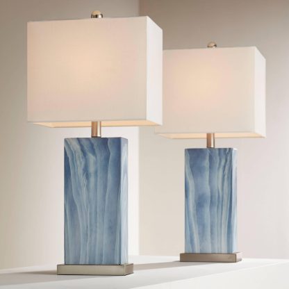 Modern simple imitation marble charging desk lamp - Image 10